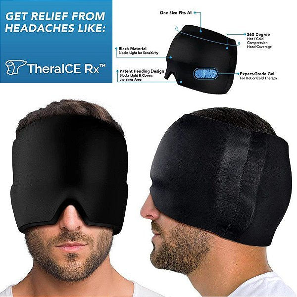 Máscara Facial Sombrero Alivio Migraña