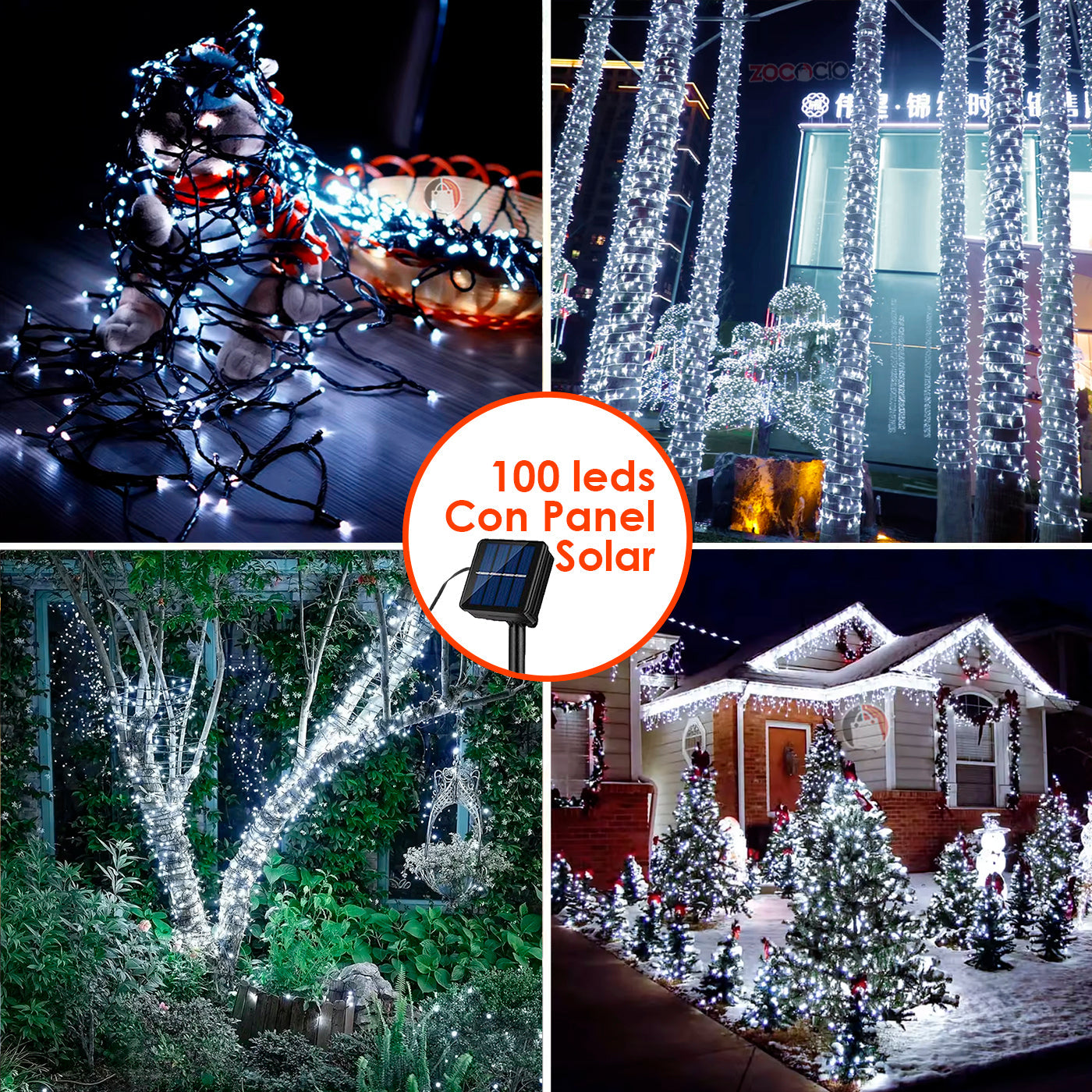 CADENA SOLAR DECORATIVA – 🎁 ¡LLEVA 1 Y RECIBE UN JUGUETE DE PAPÁ NOEL GRATIS! ✨