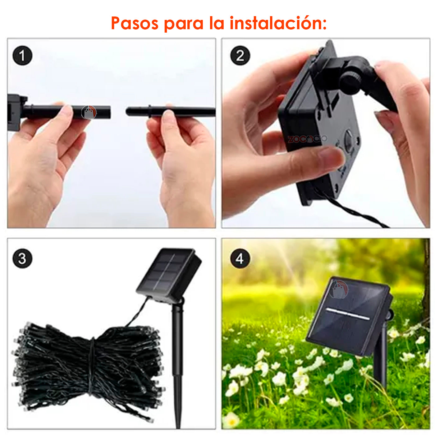 CADENA SOLAR DECORATIVA – 🎁 ¡LLEVA 1 Y RECIBE UN JUGUETE DE PAPÁ NOEL GRATIS! ✨