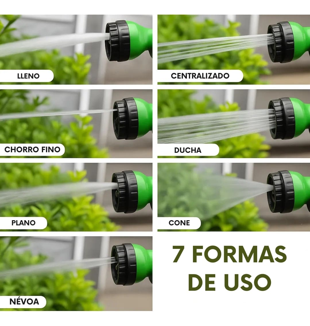 Manguera Mágica 45M – ¡Compra 1 y recibe Boquilla de 7 Modos + Adaptador Antigoteo GRATIS!
