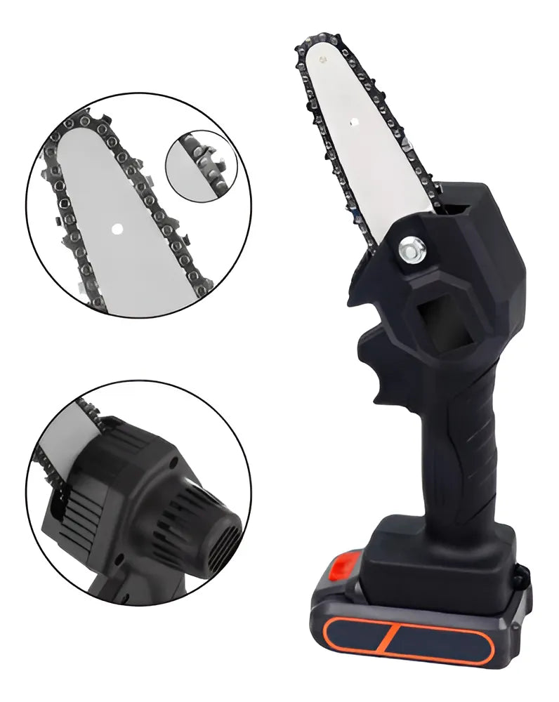 Mini Motosierra Portátil 2 en 1™ ¡Compra HOY y recibe Maleta Profesional + Batería Extra GRATIS!